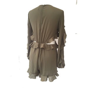 Sadie Playsuit - Khaki